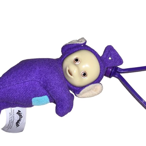 2000 Tinky Winky Purple TeleTubbies McDonald's Key Chain - Picture 1 of 10